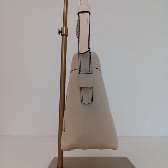 Proenza Schouler White Label Barrow Off-White Leather Bucket Bag - Picture 7 of 16